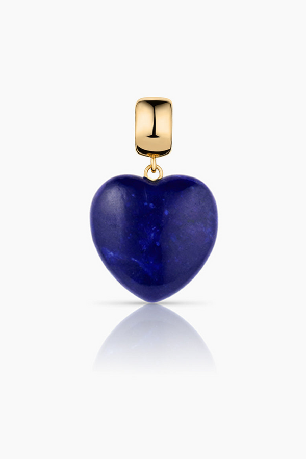 Gemma Lapis Heart Bail Charm