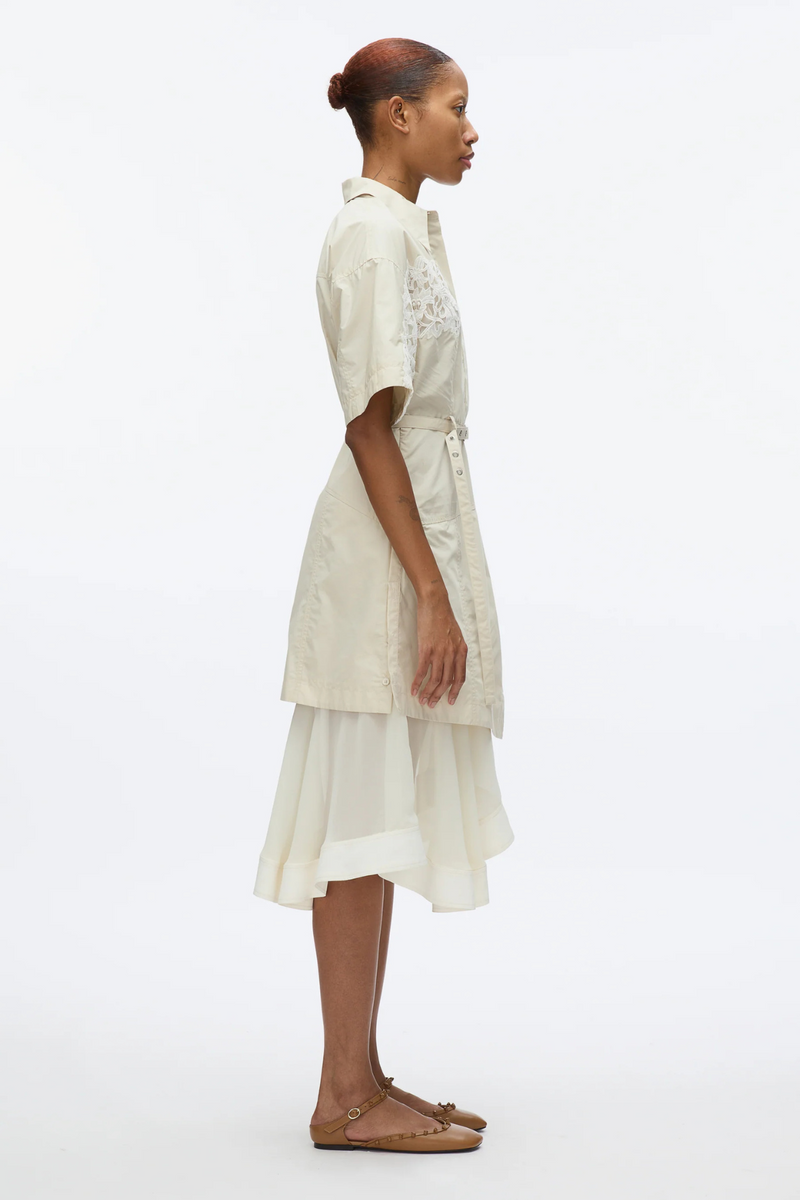 PHILLIP LIM | CASCADE COMBO SHIRT DRESS