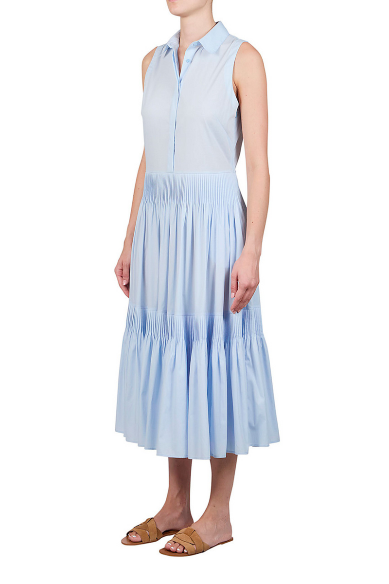 Rena Tiered Pleat Dress