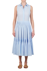 Rena Tiered Pleat Dress