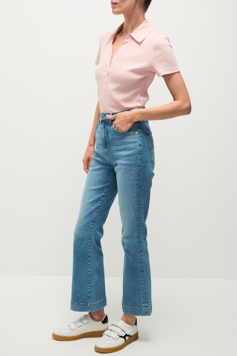 VERONICA BEARD | KEARNEY TEE - PINK CLAY