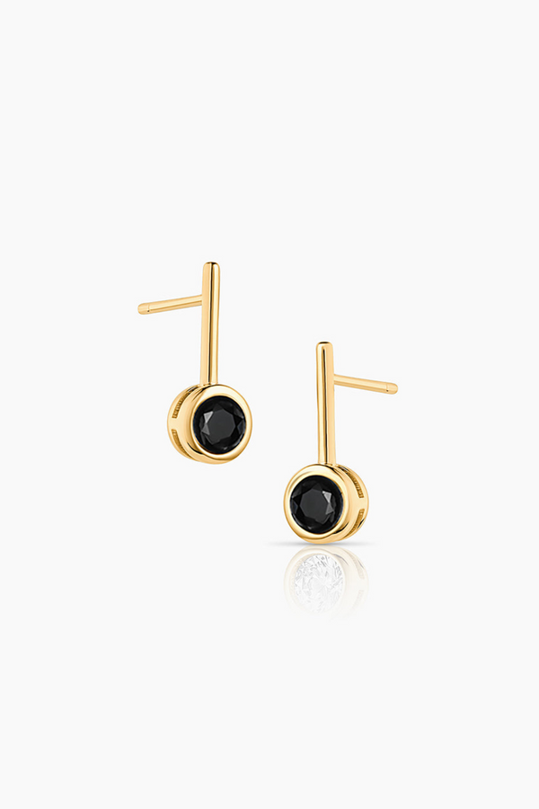 Noemi Black Earrings