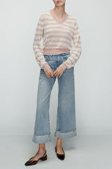 VERONICA BEARD | TAYLOR CROPPED HR WIDE JEAN