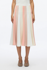 PHILLIP LIM | COLORBLOCK RIBBED MIDI SKIRT