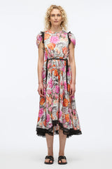 PHILLIP LIM | FLORAL TULIP SLEEVE DRESS