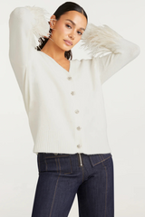 Cinq a Sept | Briana Feather Cardigan