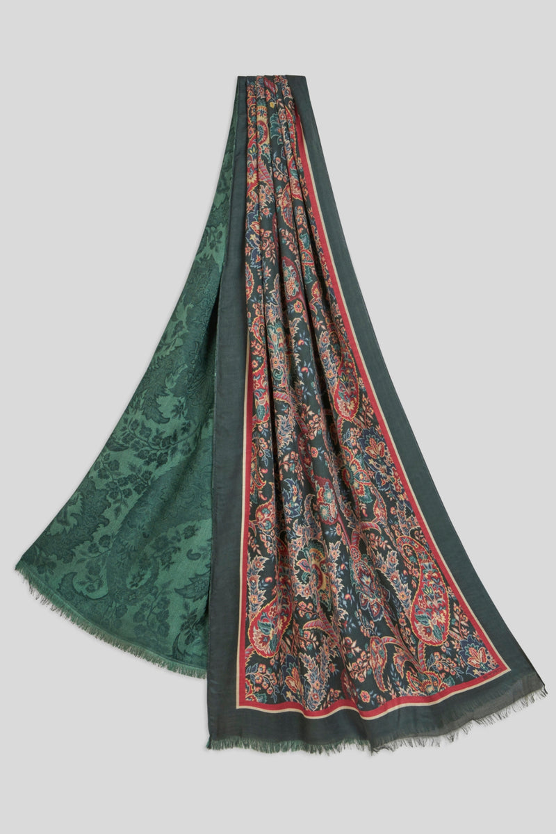 Etro | Green Double Scarf