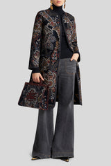 Etro | Multi Color Blue Coat