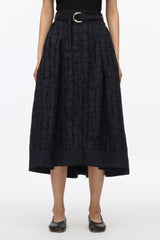 PHILLIP LIM | IRREGULAR JQRD SKIRT W/BELT