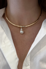 Talia Pearl Choker Necklace