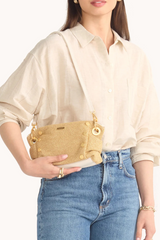 HAMMITT | Daniel Crossbody Clutch sml- Calla Lily Raffia