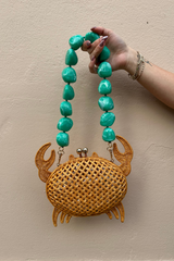 James Crab Wicker Bag