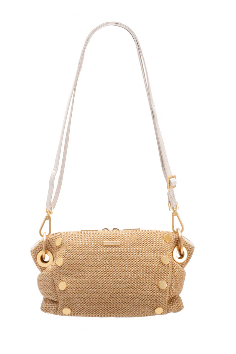 HAMMITT | Daniel Crossbody Clutch sml- Calla Lily Raffia