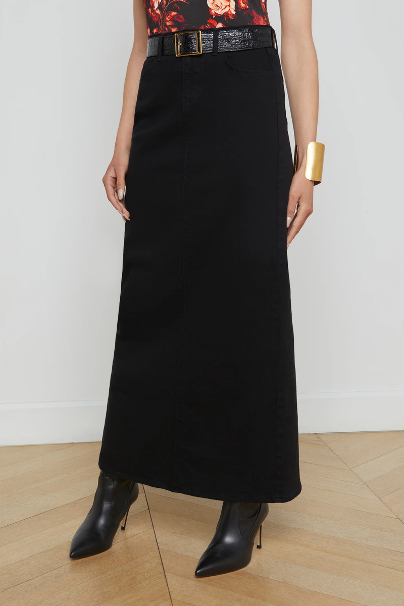 L'AGENCE | MIRIAM DENIM MAXI SKIRT