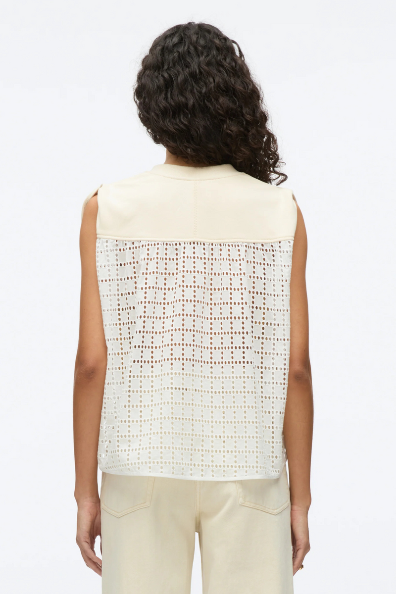 PHILLIP LIM | FRENCH TOP W BRODERIE