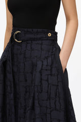 PHILLIP LIM | IRREGULAR JQRD SKIRT W/BELT