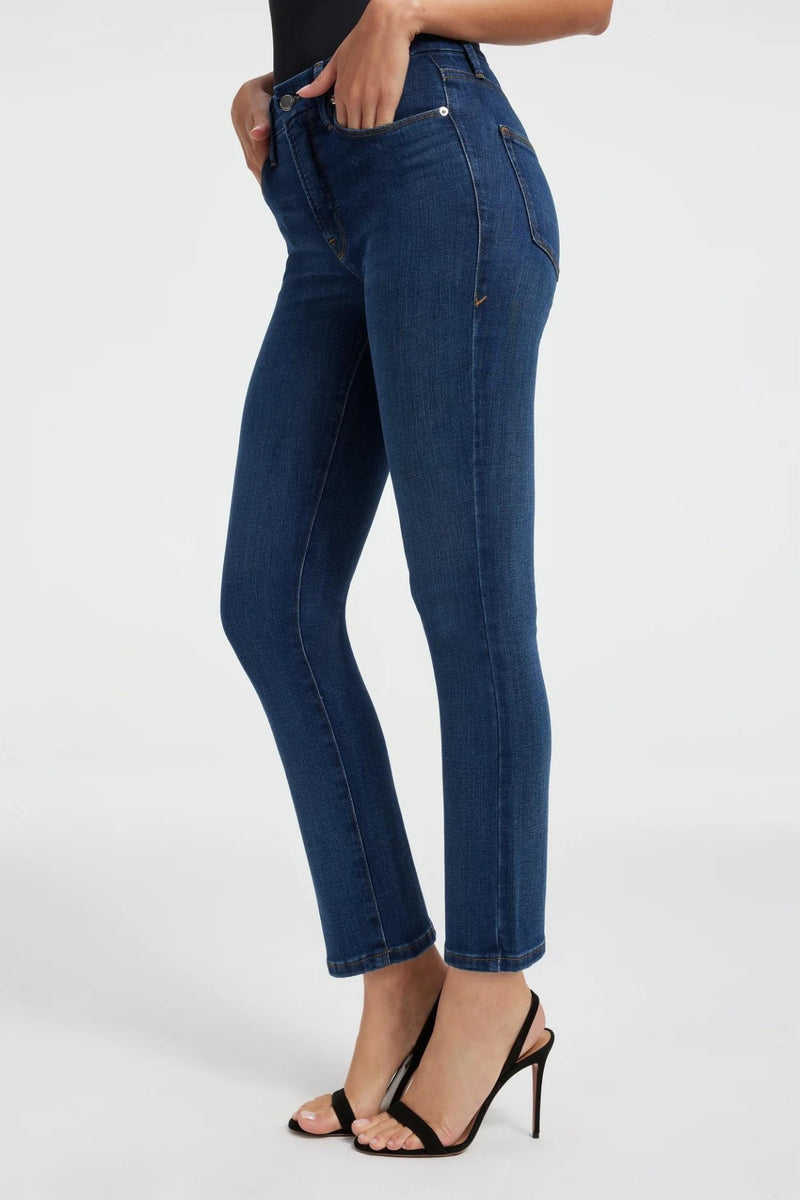 Good American | Good Legs Straight Jeans - Blue004