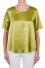 Chartreuse Silk Top