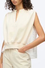 PHILLIP LIM | FRENCH TOP W BRODERIE