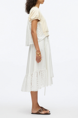 PHILLIP LIM | DRESS W BRODIERE- ECRU