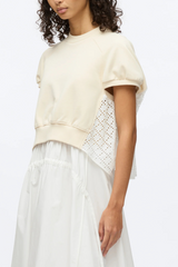 PHILLIP LIM | DRESS W BRODIERE- ECRU