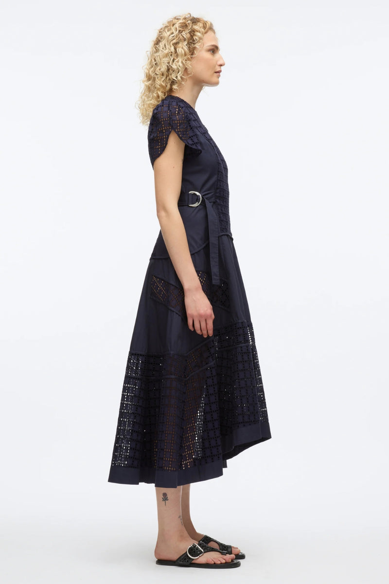 PHILLIP LIM | BRODERIE ANGLAISE TULIP DRESS