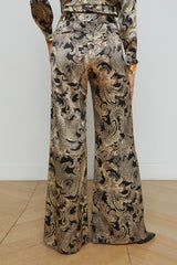 L'AGENCE | PILAR PANT- GOLD PAISLEY