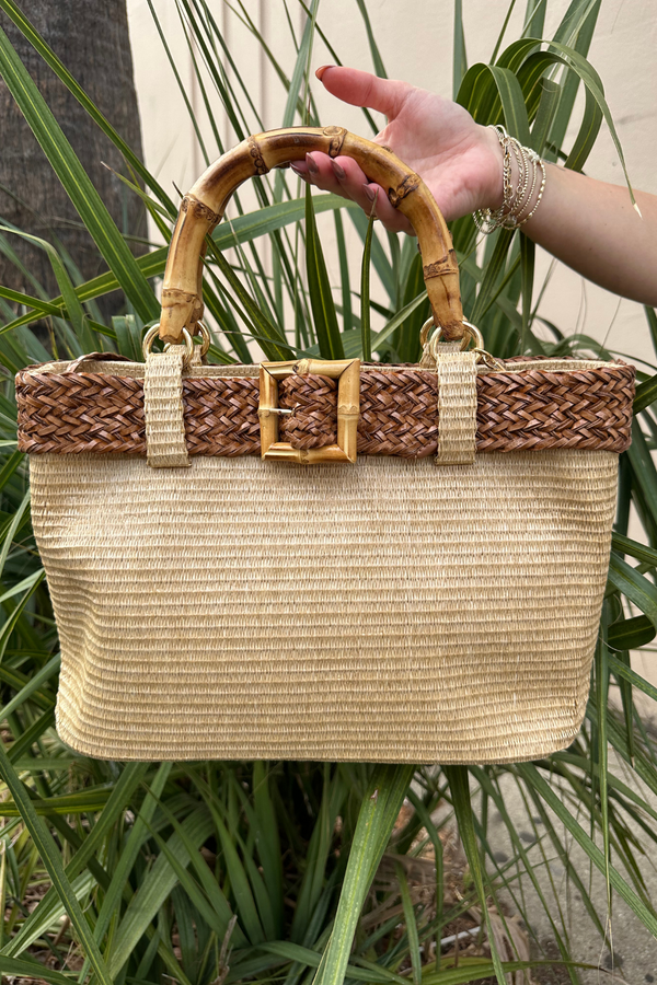 Catherine Raffia Tote