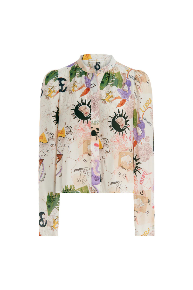 MARIE OLIVER | TYSEN BLOUSE- ZODIAC