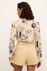 MARIE OLIVER | TYSEN BLOUSE- ZODIAC