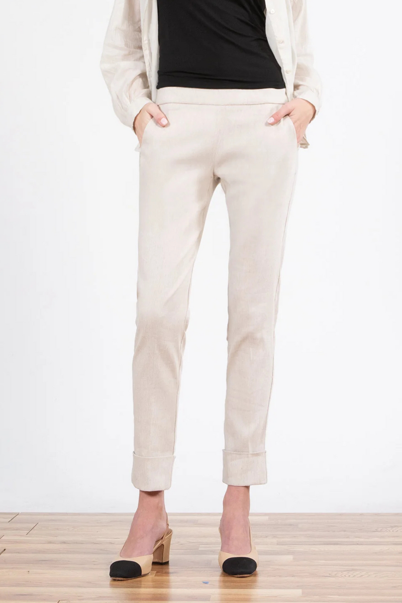 AVENUE MONTAIGNE | Ben Pant- Oatmeal