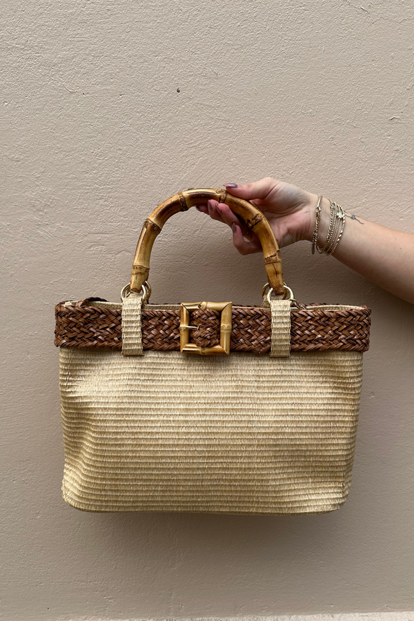 Catherine Raffia Tote