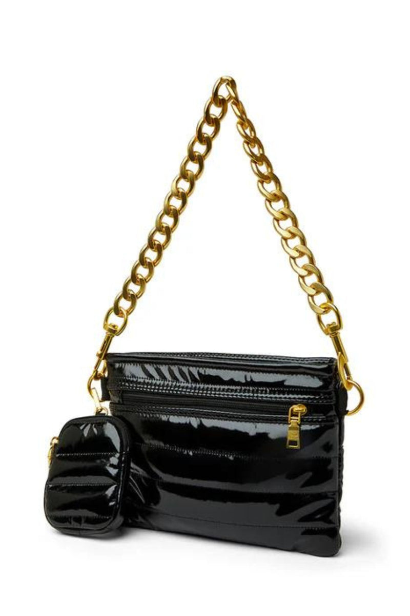 Think Royln | Downtown Crossbody- Black Patent