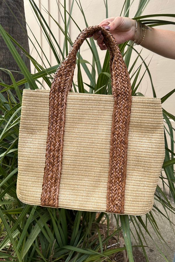 Jennifer Raffia Tote