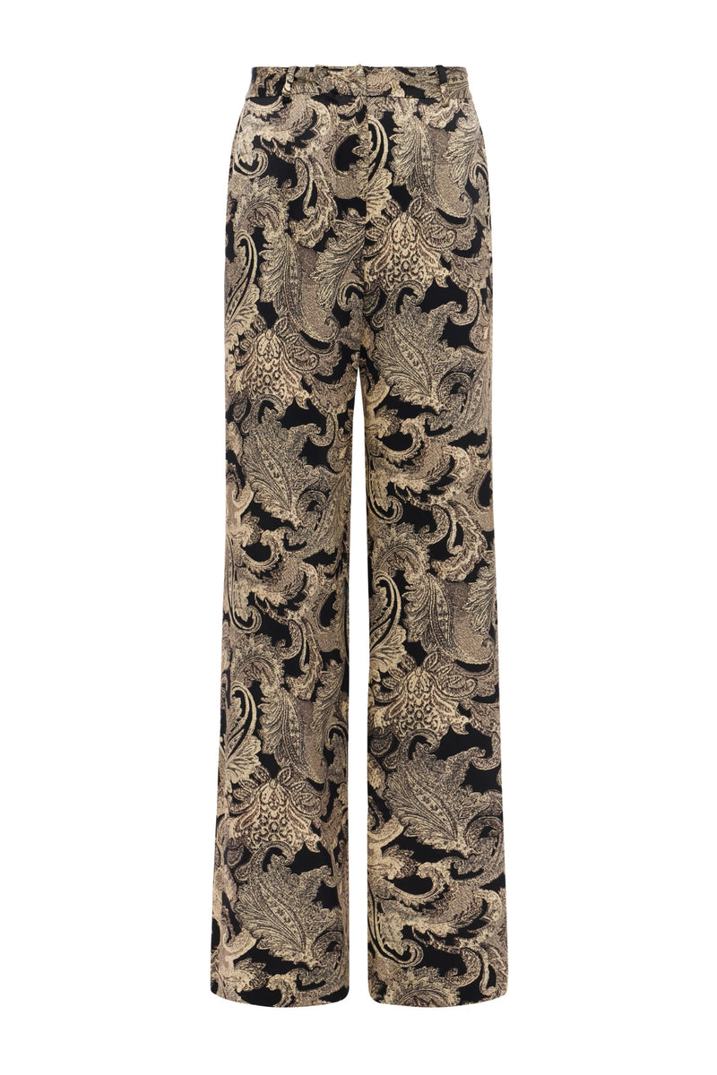 L'AGENCE | PILAR PANT- GOLD PAISLEY