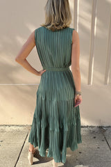 FARRAH PLEATED DRESS