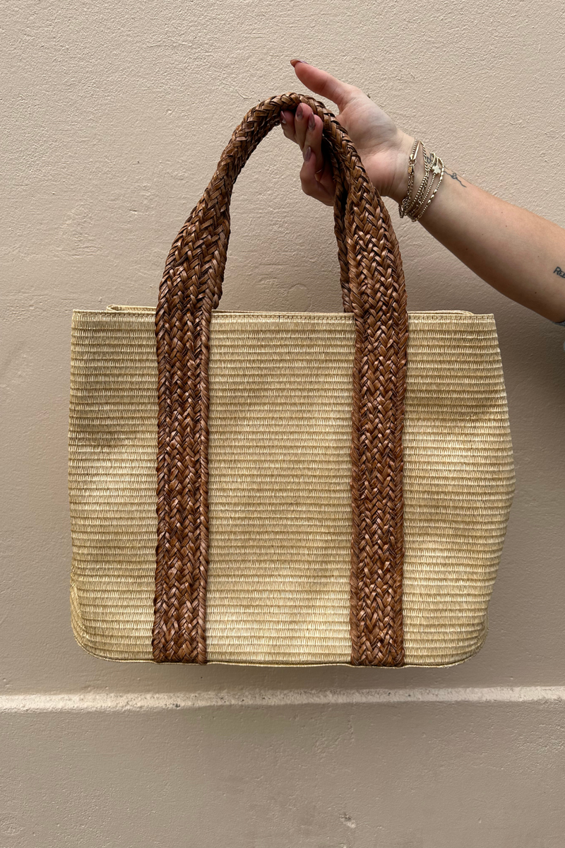 Jennifer Raffia Tote