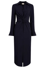 CINQ A SEPT | Midi Mckenna Dress- Navy