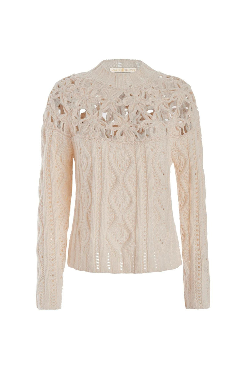 MARIE OLIVER | FLORA SWEATER- CREAM