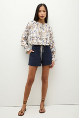 MARIE OLIVER | UMI BLOUSE- CROSSVINE