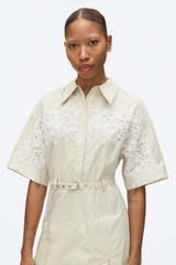 PHILLIP LIM | CASCADE COMBO SHIRT DRESS