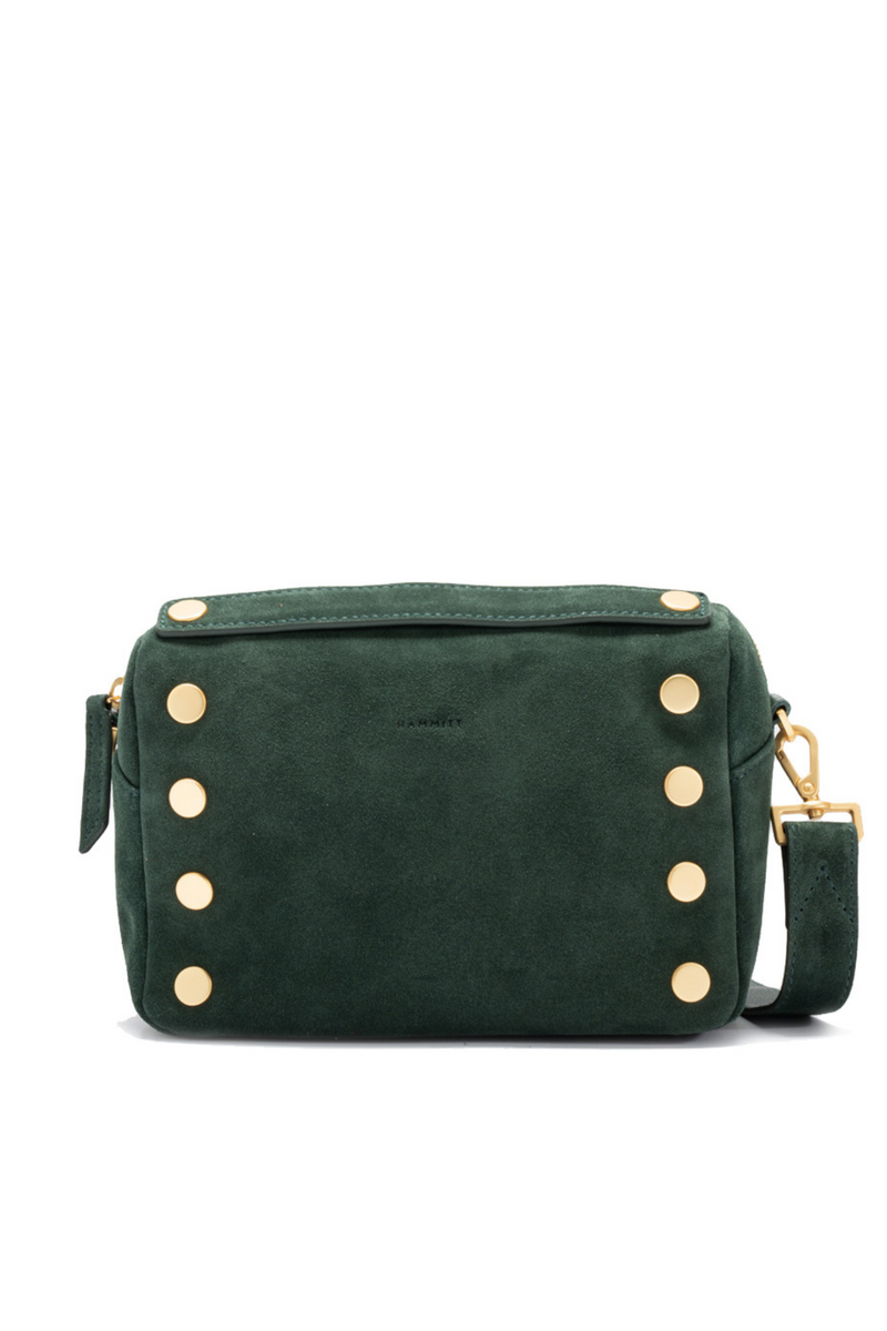 HAMMITT | Evan Crossbody Small - Green Suede